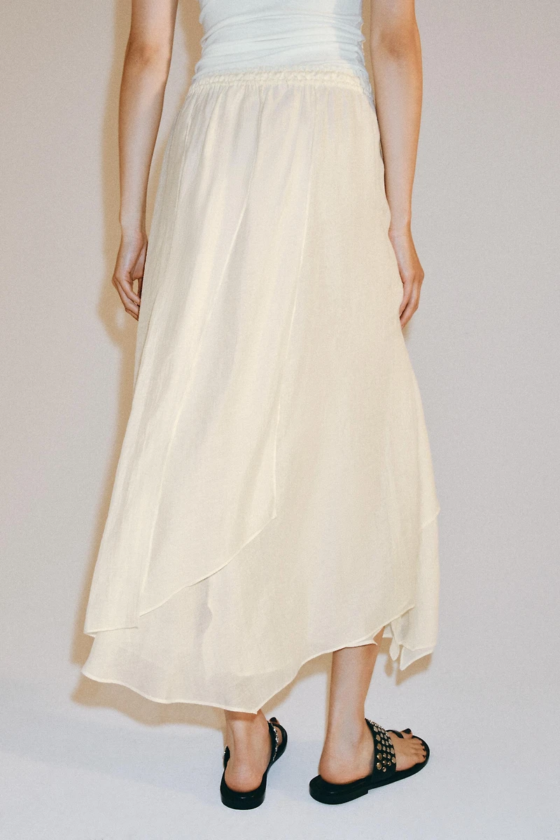 JUPE MIDI FLUIDE ZW COLLECTION