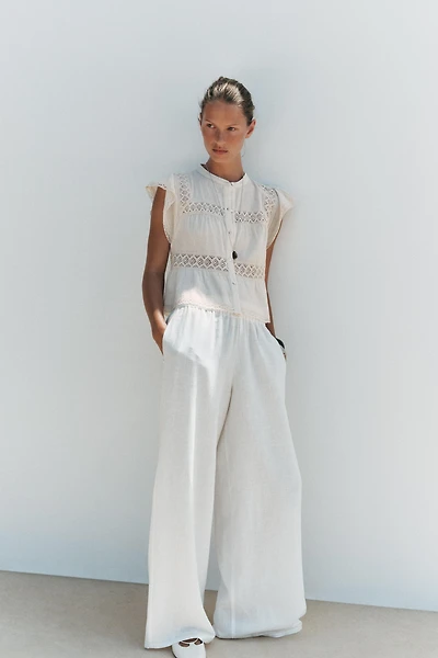 TOP RUSTIQUE CROCHET ENTRE-DEUX