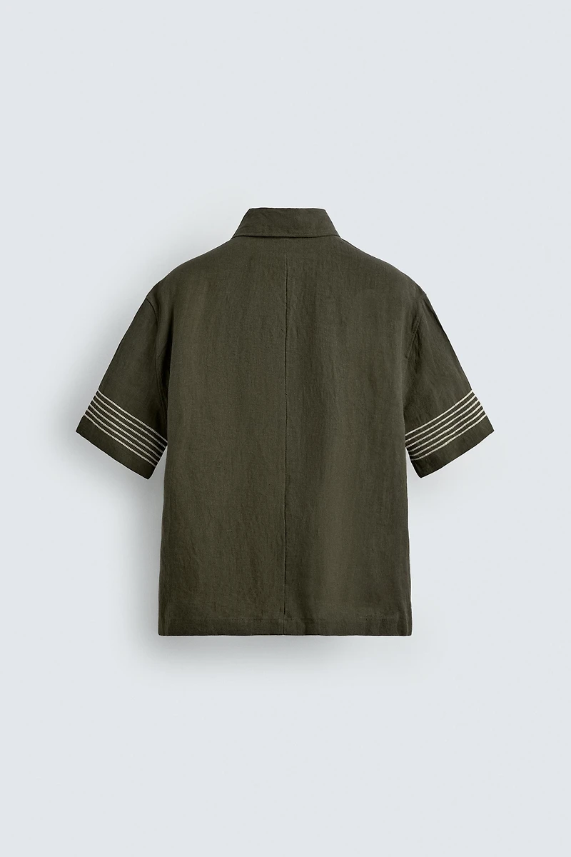 100% LINEN POLO SHIRT