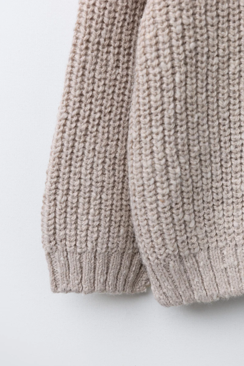 CHUNKY KNIT JUMPER WITH WOOL