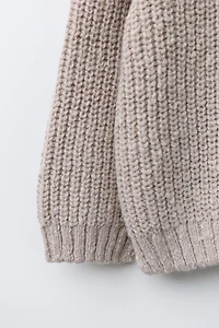 CHUNKY KNIT JUMPER WITH WOOL