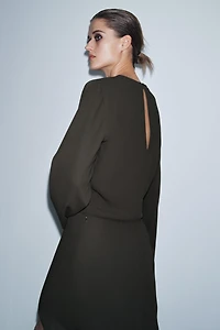 ZW COLLECTION PLEATED MIDI DRESS