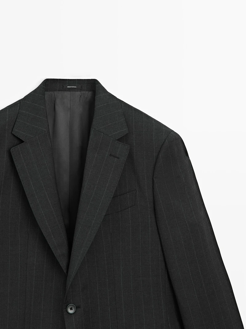 Veste de costume à rayures tennis