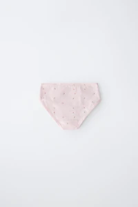1 1/2-6 YEARS / SIX-PACK OF FLORAL UNDERWEAR