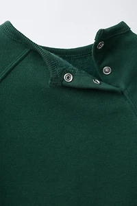 TERRY PATCH SWEATSHIRT AND JOGGER PANTS SET