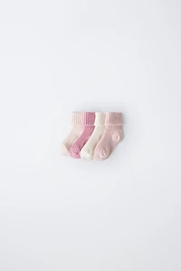 FOUR-PACK OF SOCKS VARIOUS COLORS