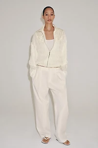 BLOUSON BOMBER FRONCÉ ZW COLLECTION
