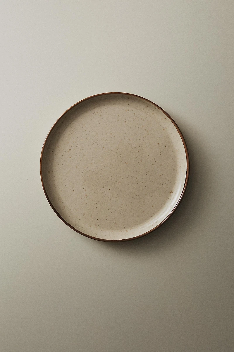 STONEWARE DESSERT PLATE