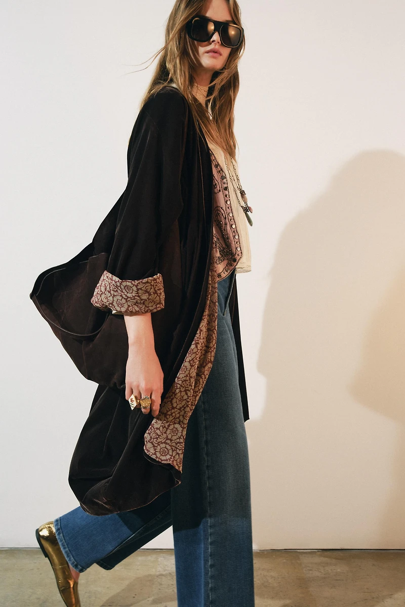 KIMONO EN VELOURS ZW COLLECTION