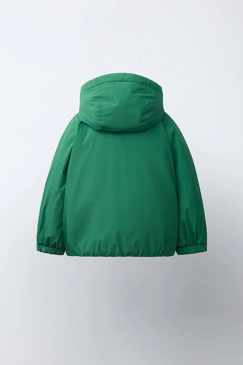WATER REPELLENT CONTRAST DETAIL PARKA