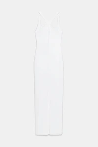 LONG POLYAMIDE BLEND DRESS