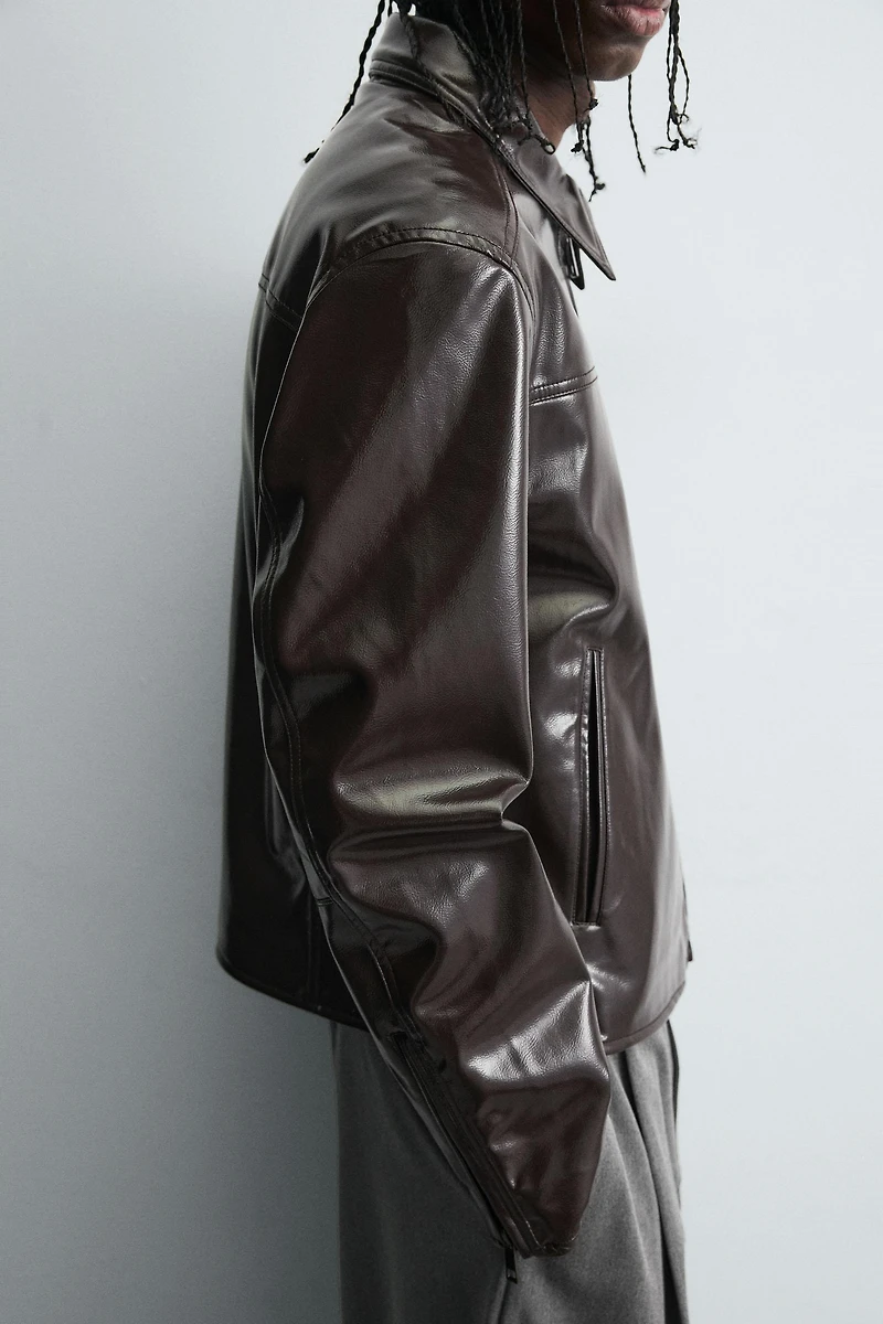 VINYL FINISH JACKET