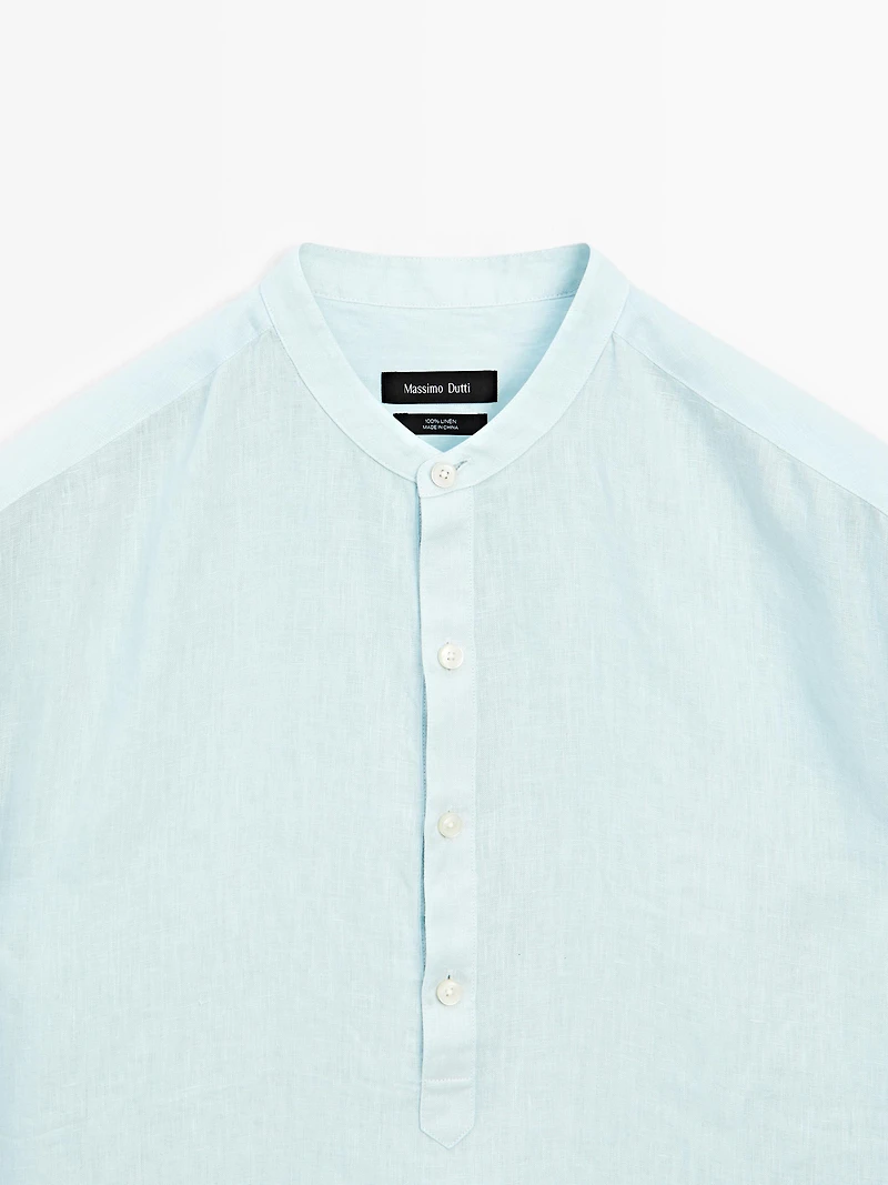 100% linen shirt