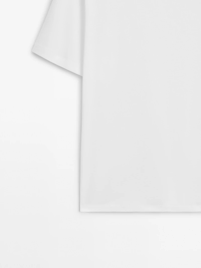 100% mercerised cotton T-shirt