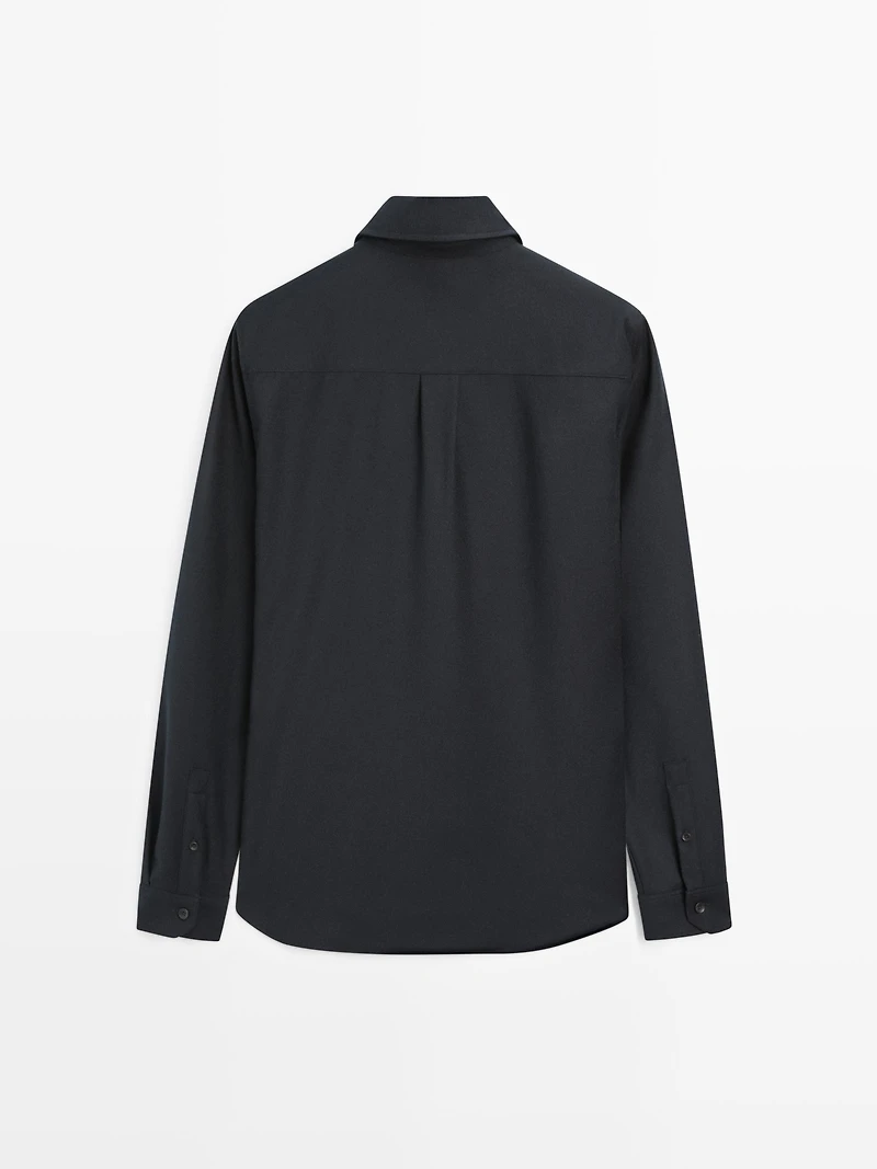 Surchemise en flanelle 100 % laine
