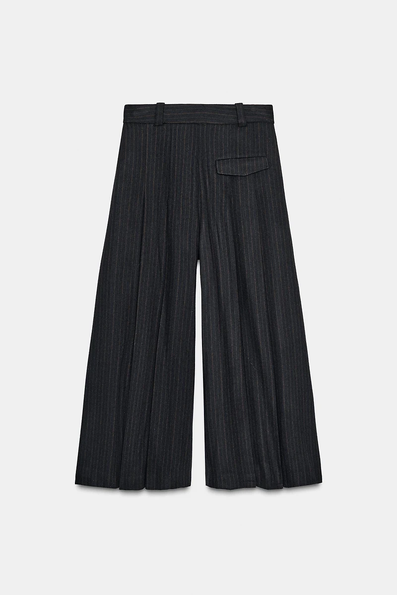 ZW COLLECTION STRIPED WIDE LEG PANTS