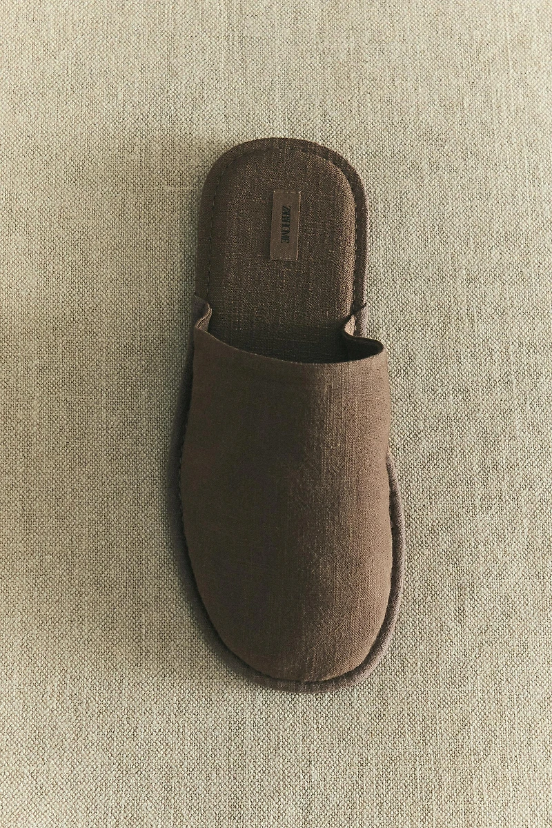 RAMIE MULE SLIPPERS