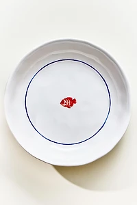 FISH STONEWARE SOUP PLATE