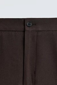 PANTALON DE COSTUME FLARE FIT AVEC LAINE