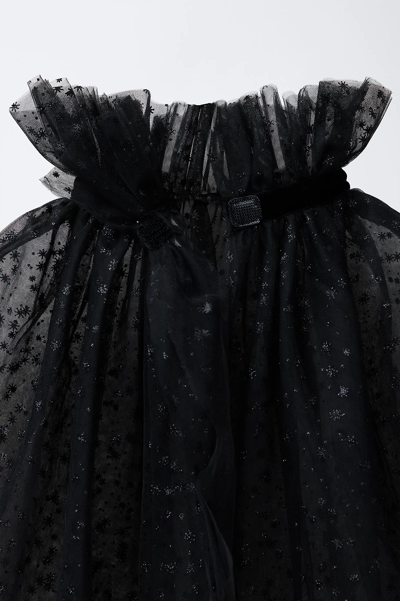 SPARKLY WITCH COSTUME CAPE