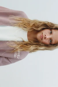 JOGGING FLEECE BOMBER JACKET