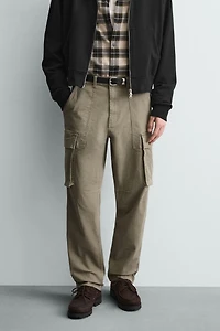 PANTALON CARGO COUPE DÉCONTRACTÉE