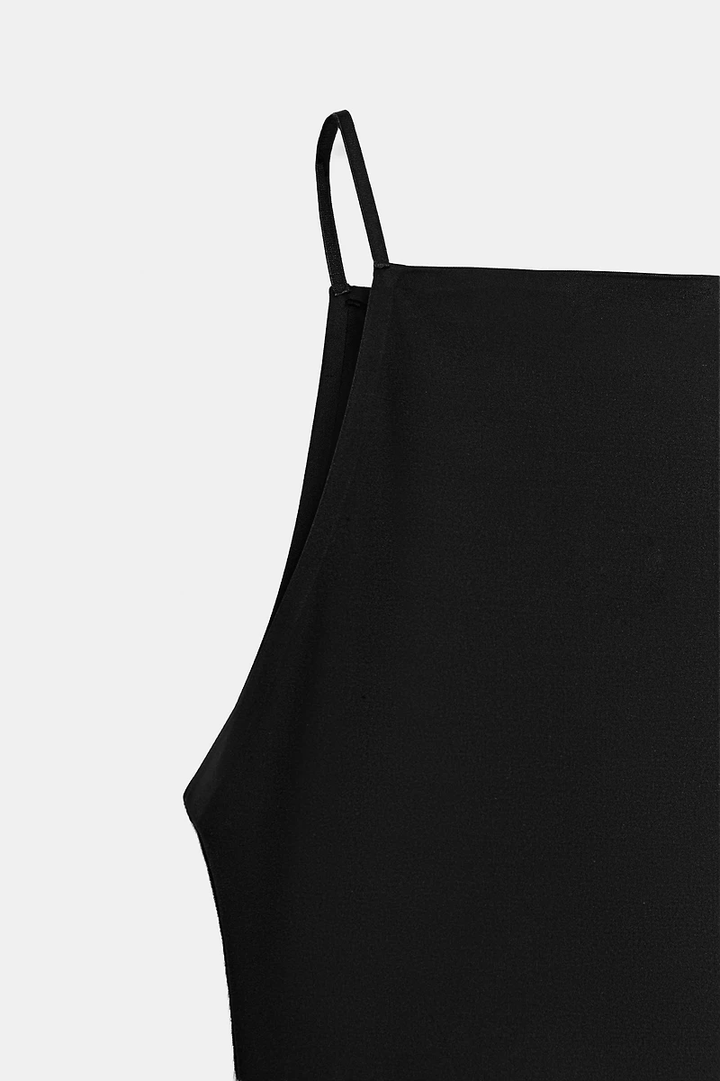 POLYAMIDE BLEND MIDI DRESS
