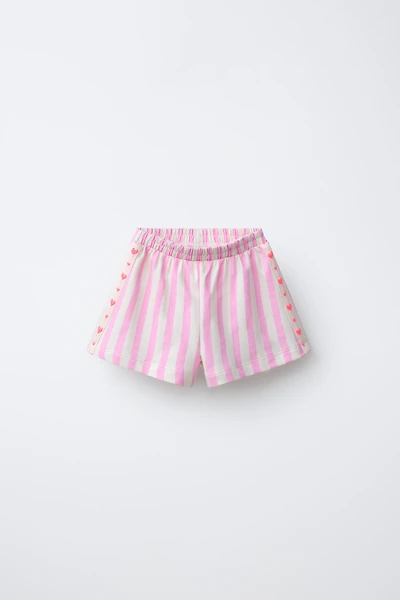 STRIPED BAND SHORTS