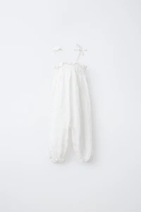 EMBROIDERED OVERALLS