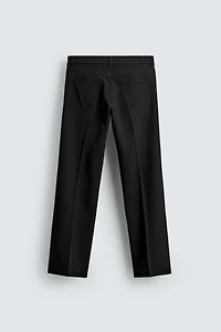 FLARE FIT TEXTURED PANTS
