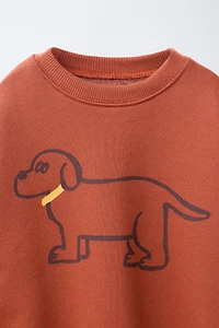 SWEAT À MOTIF CHIOT
