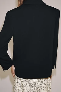 ZW COLLECTION STRAIGHT BUTTON BLAZER