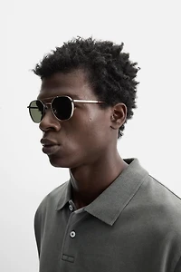WASHED PIQUÉ POLO SHIRT