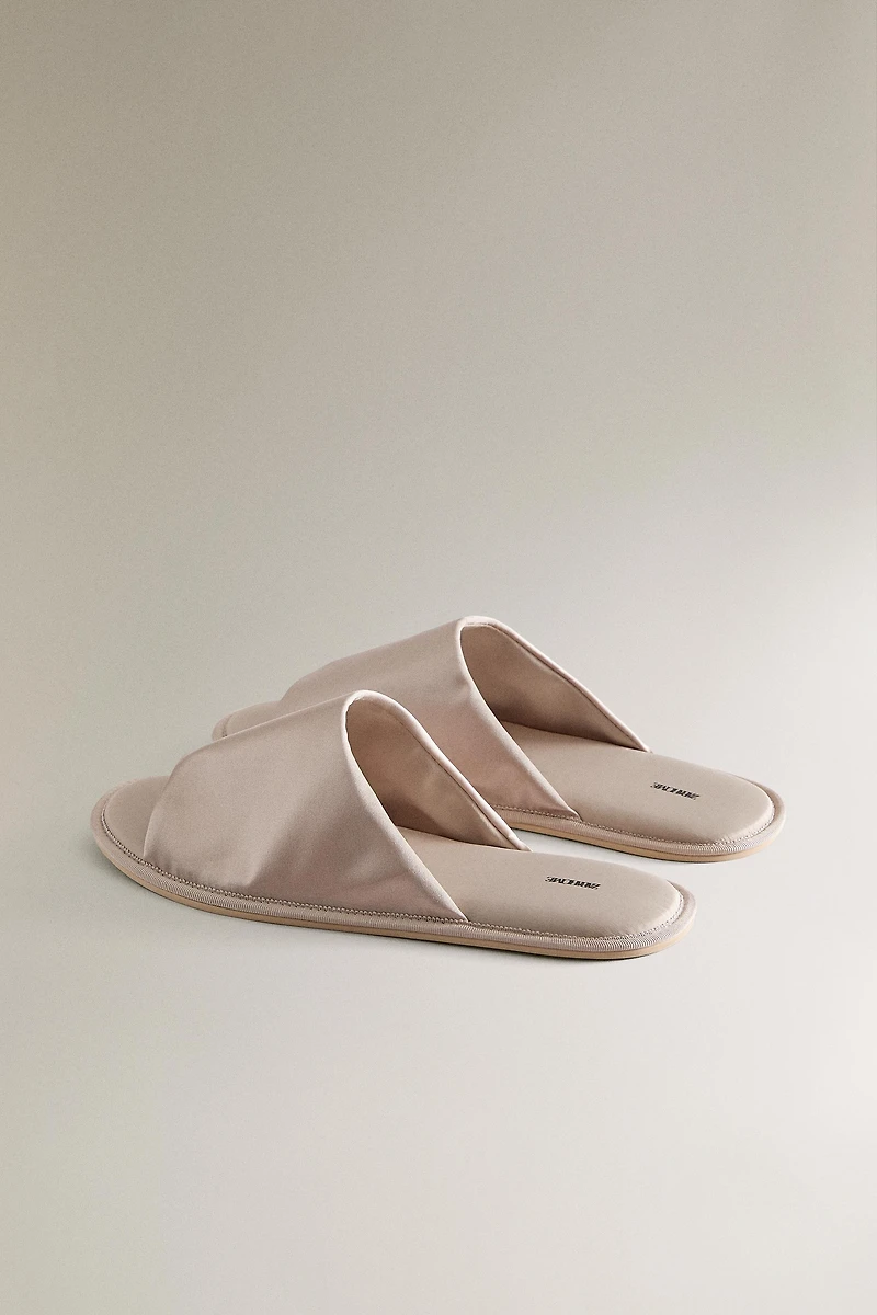 SILK SLIDER SLIPPERS