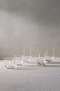 ENSEMBLE GRAND VERRE CRISTALLIN (LOT DE 2)
