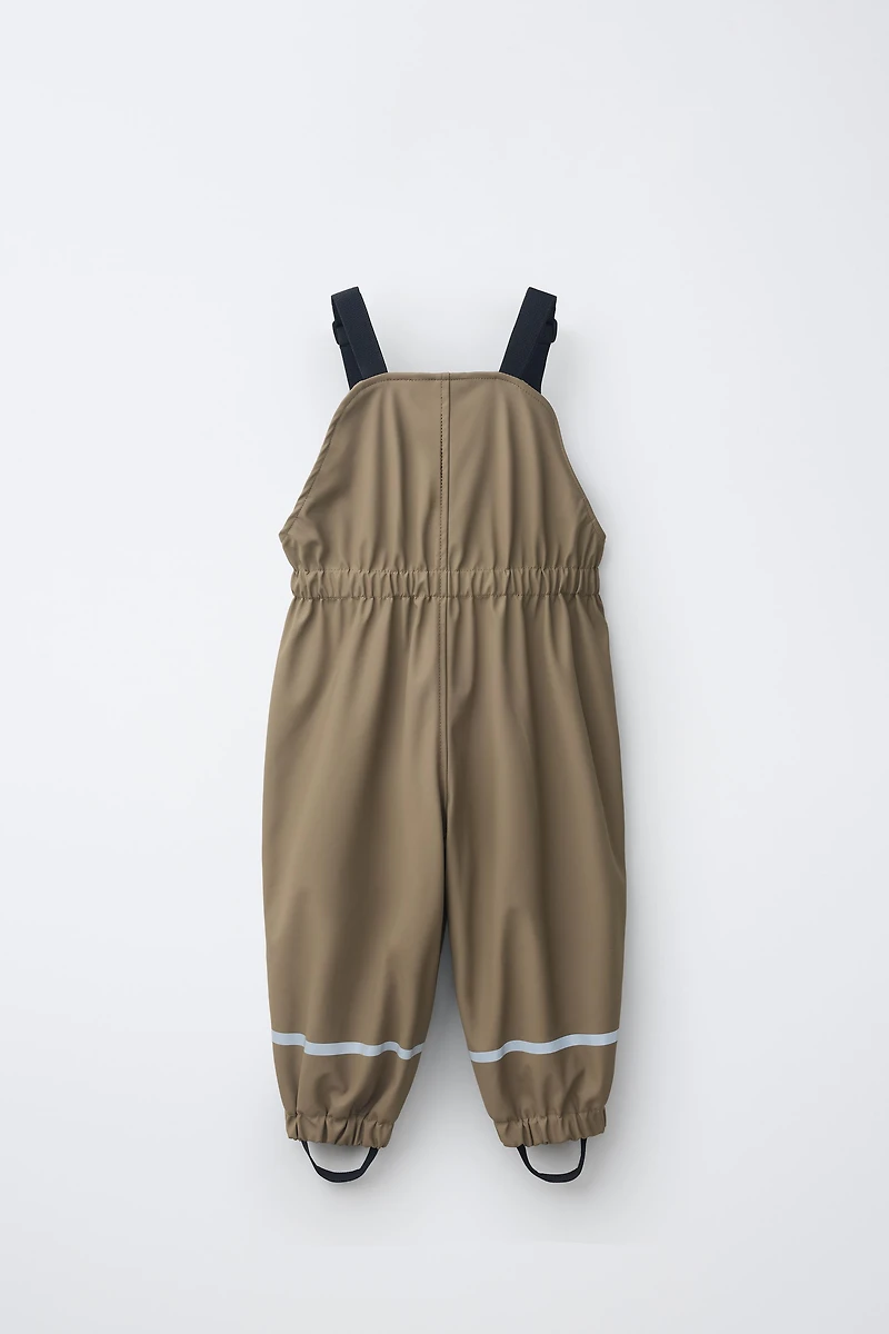 WATER-RESISTANT RUBBERIZED OVERALLS