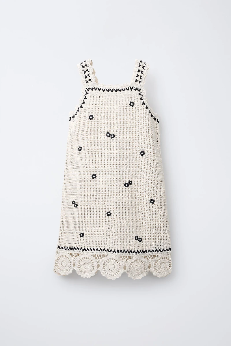 FLORAL KNIT DRESS
