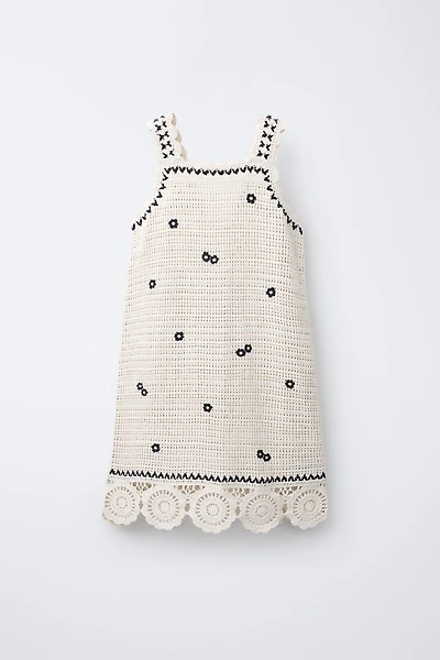 FLORAL KNIT DRESS