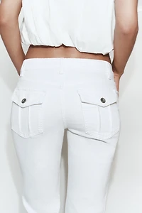 TRF LOW RISE BOOTCUT JEANS