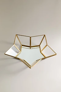 CHRISTMAS MIRRORED STAR TRAY