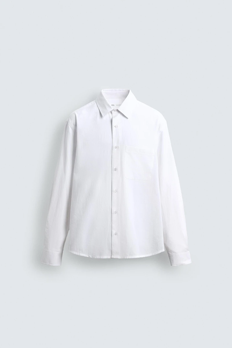 CRINKLED EFFECT SHIRT