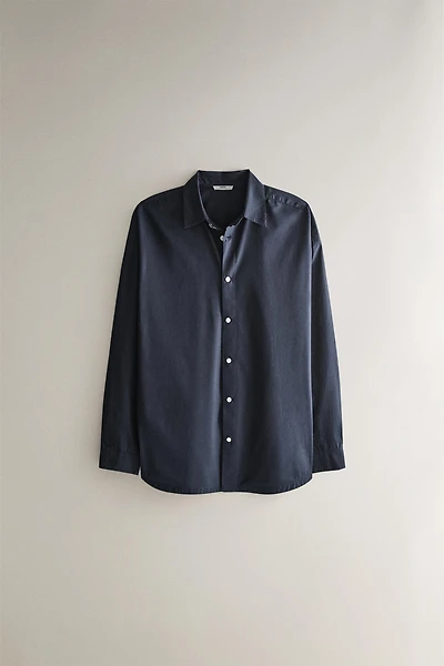 PLAIN COTTON BEACH SHIRT