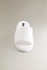 OPEN TERRY BATHROOM SLIPPERS