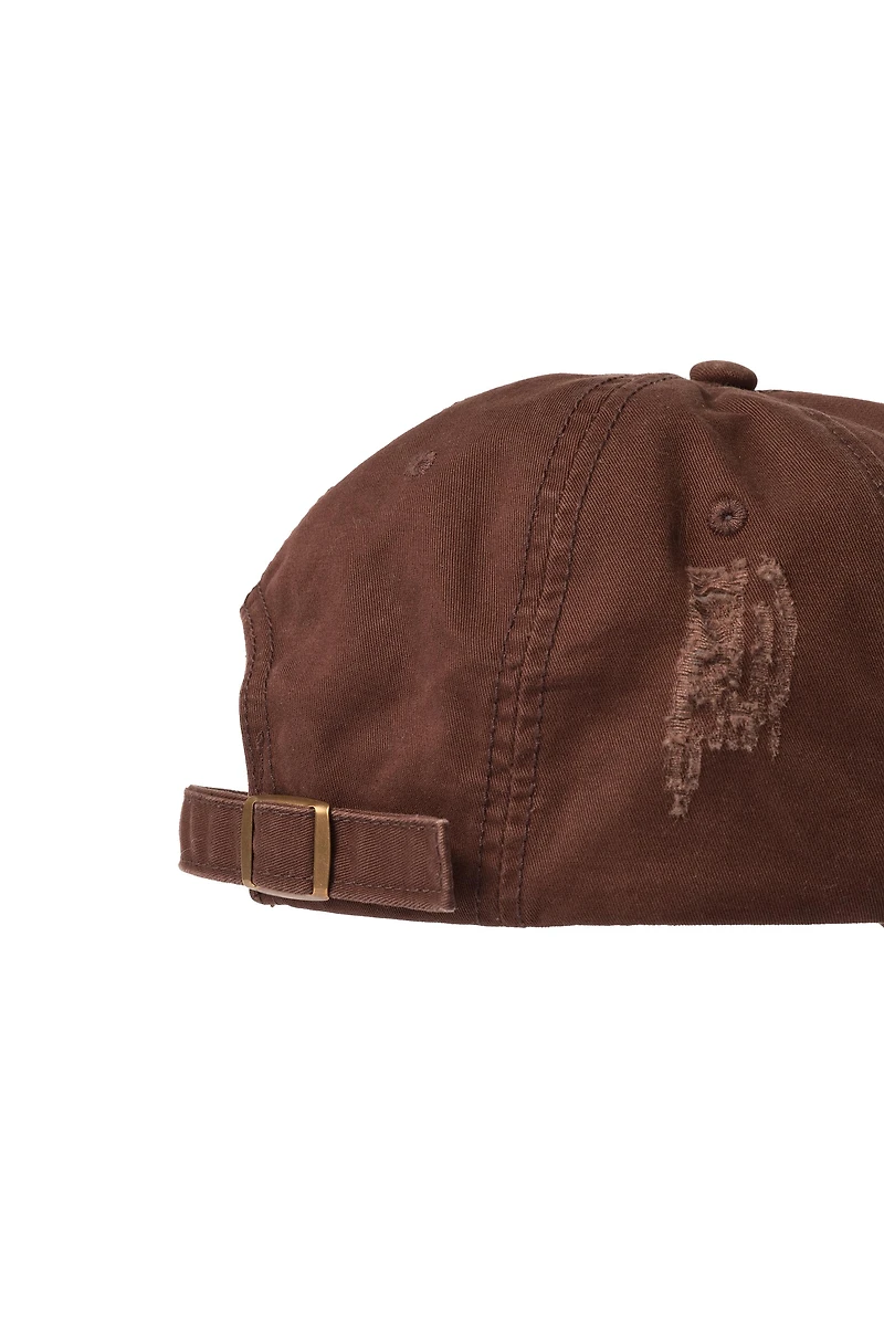 CASQUETTE DÉLAVÉE DÉCHIRÉE