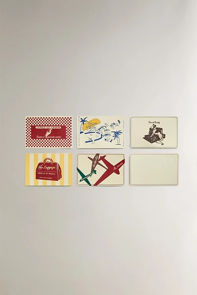 TRAVEL POSTCARD SET (SET OF 5)