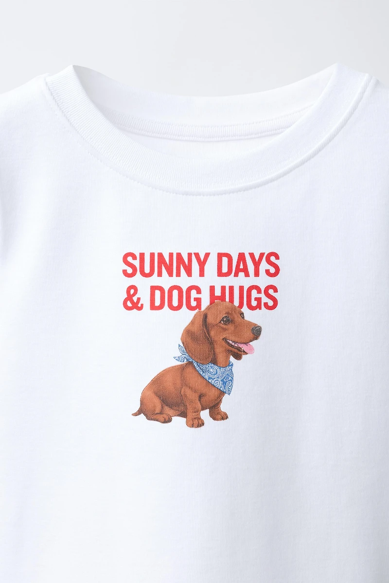 T-SHIRT À IMPRIMÉ ANIMAL