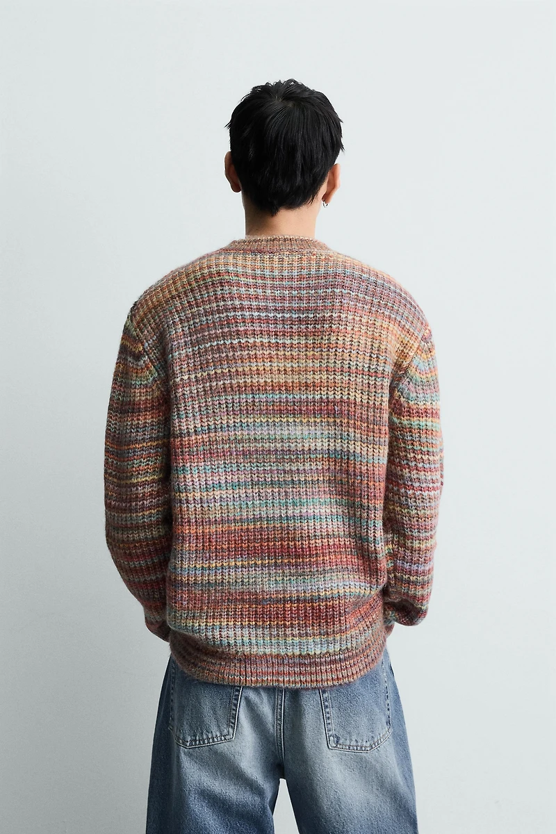 TEXTURED STRIPED JUMPER