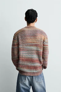 TEXTURED STRIPED JUMPER