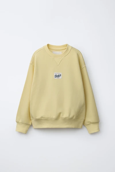TEXT JOGGING SWEATSHIRT