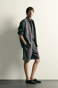 WASHED RELAXED FIT SHORTS
